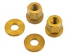 Image 1 for The Shadow Conspiracy Featherweight Alloy Axle Nuts (Gold) (3/8")
